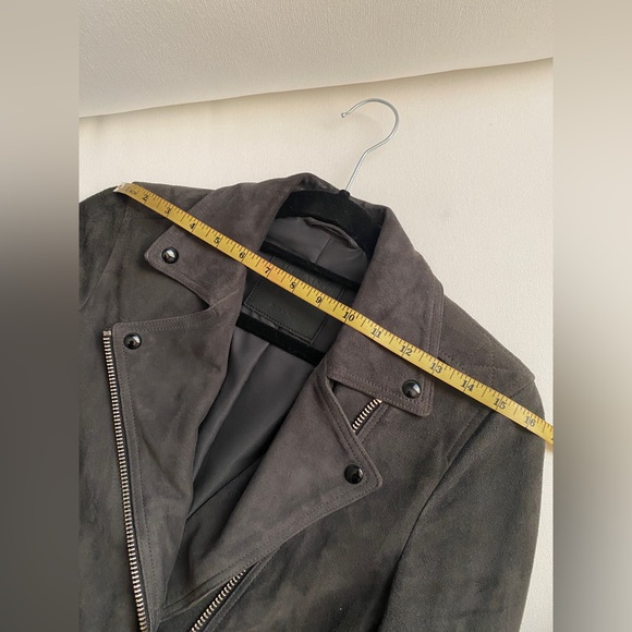 ALLSAINTS Suede Dalby Biker Jacket - Picture 8 of 10